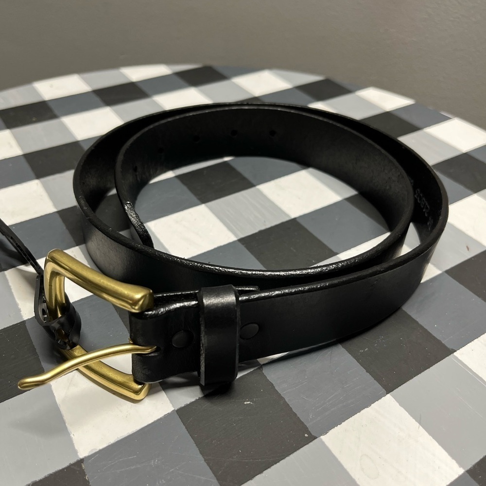 LEEGIN Black Leather BELT